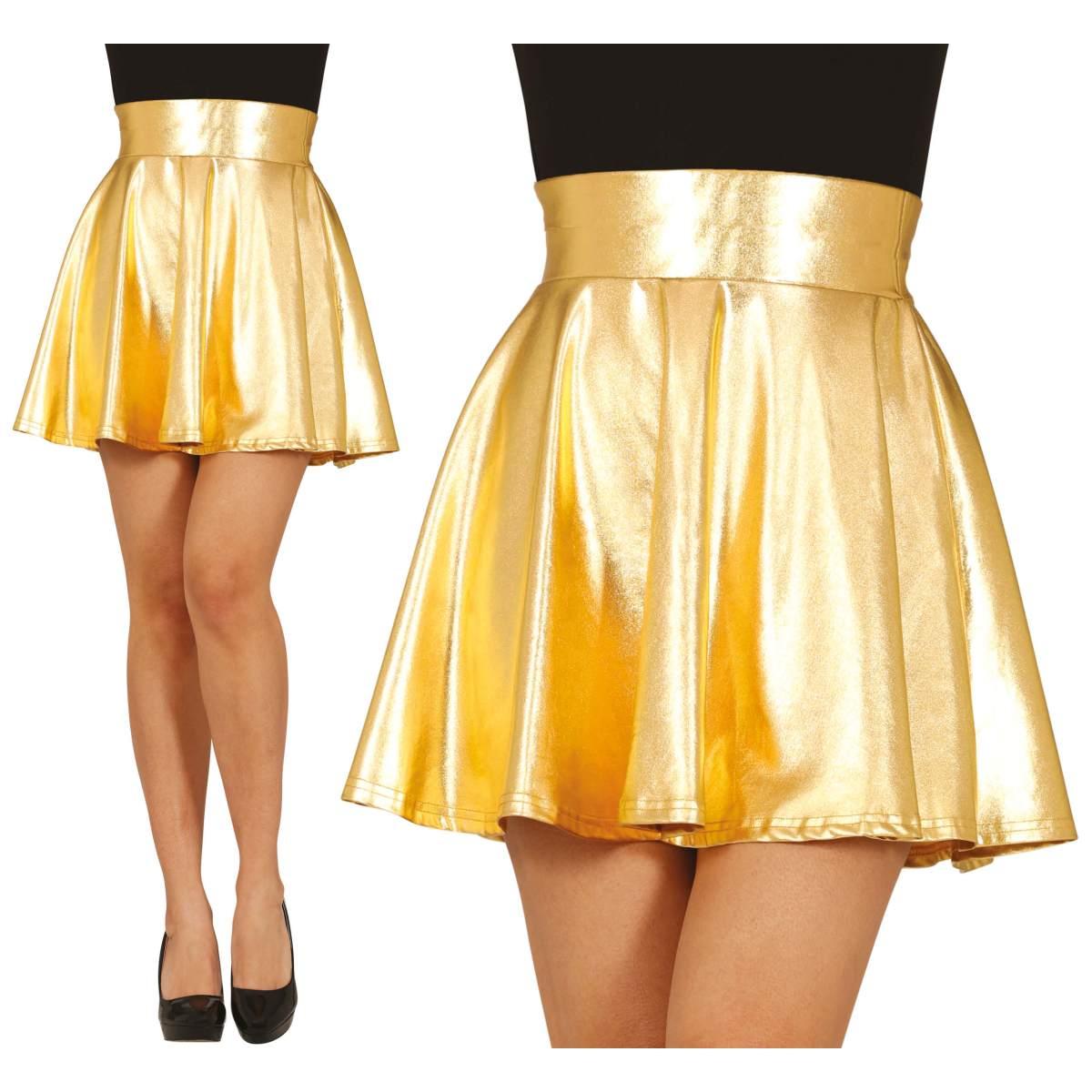 Gonna Oro Metalizzata |Donna