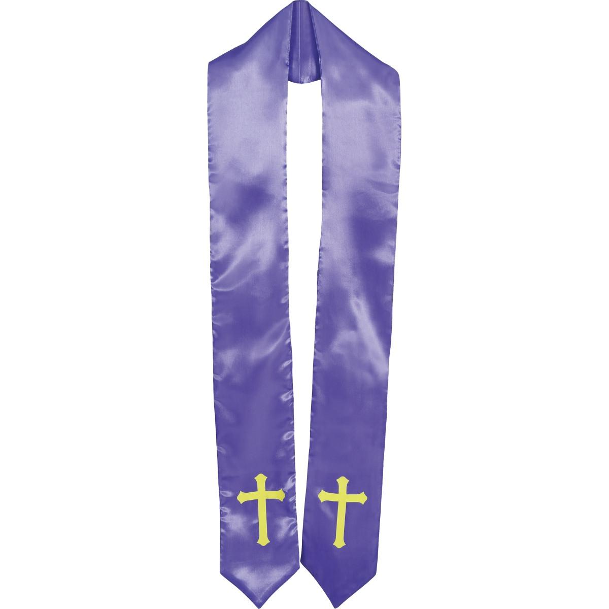 Stola Prete Tessuto Viola |_767