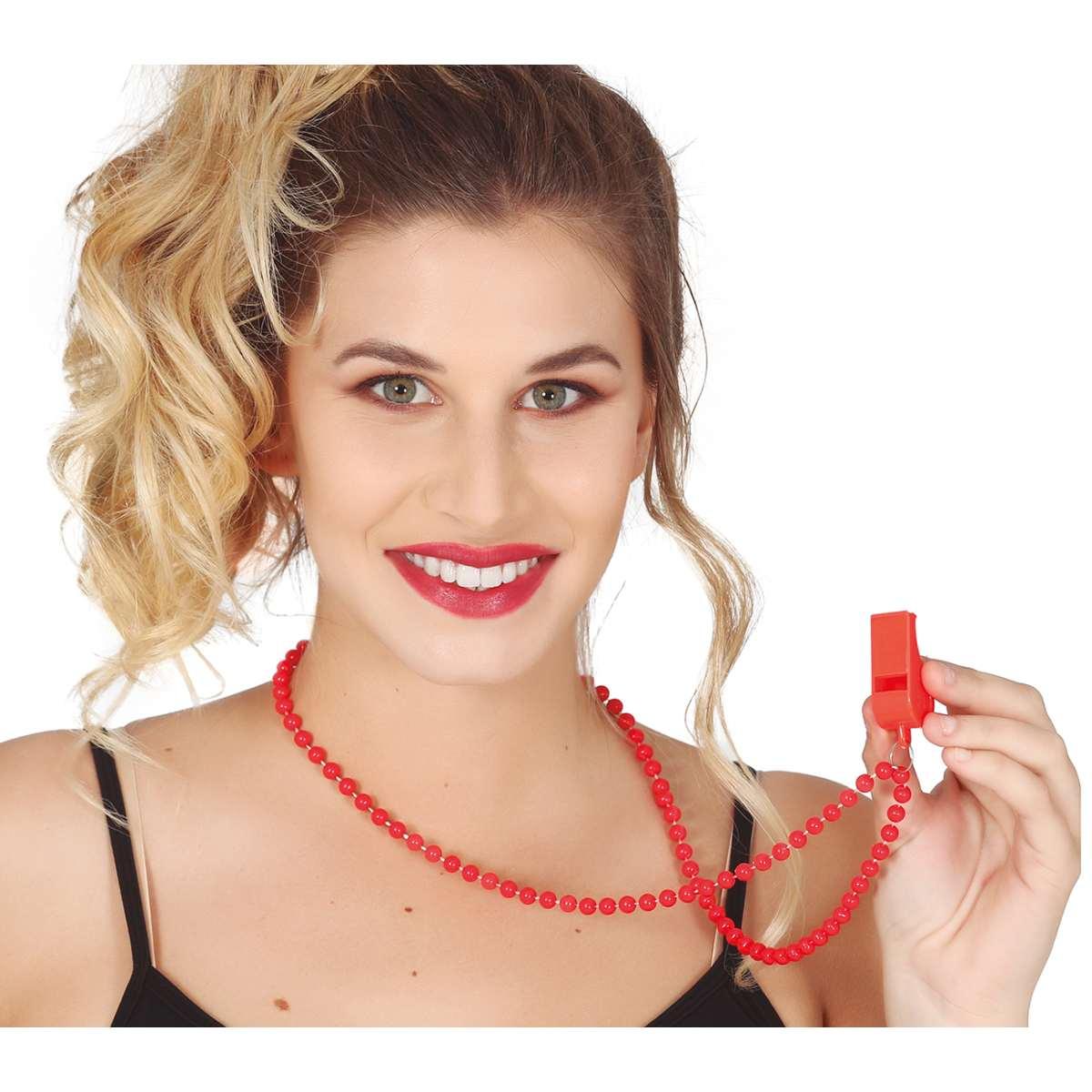 Collana con Fischietto Fluo Ass. 4 Colori |_446