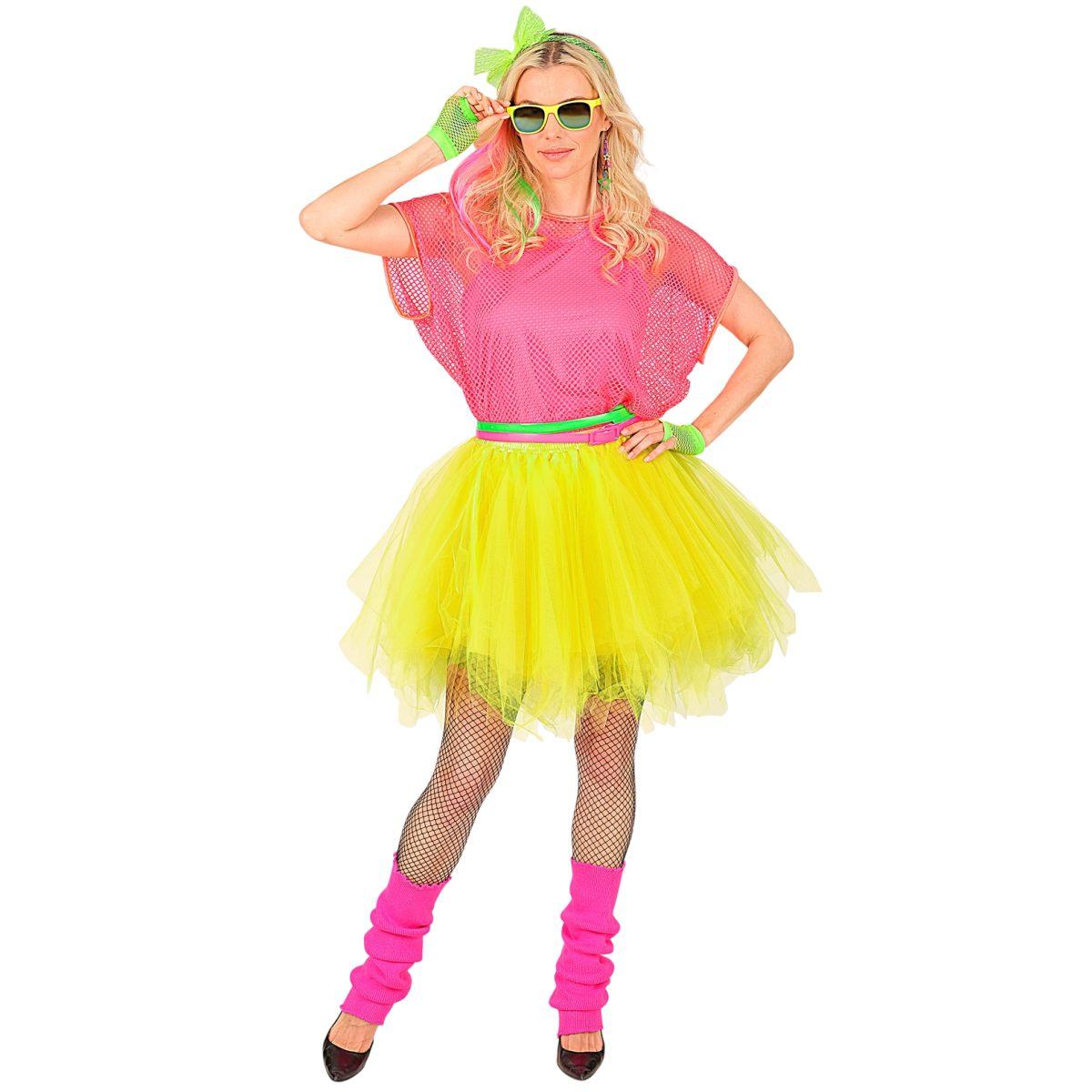 Gonna cm.40 Giallo Fluorescente