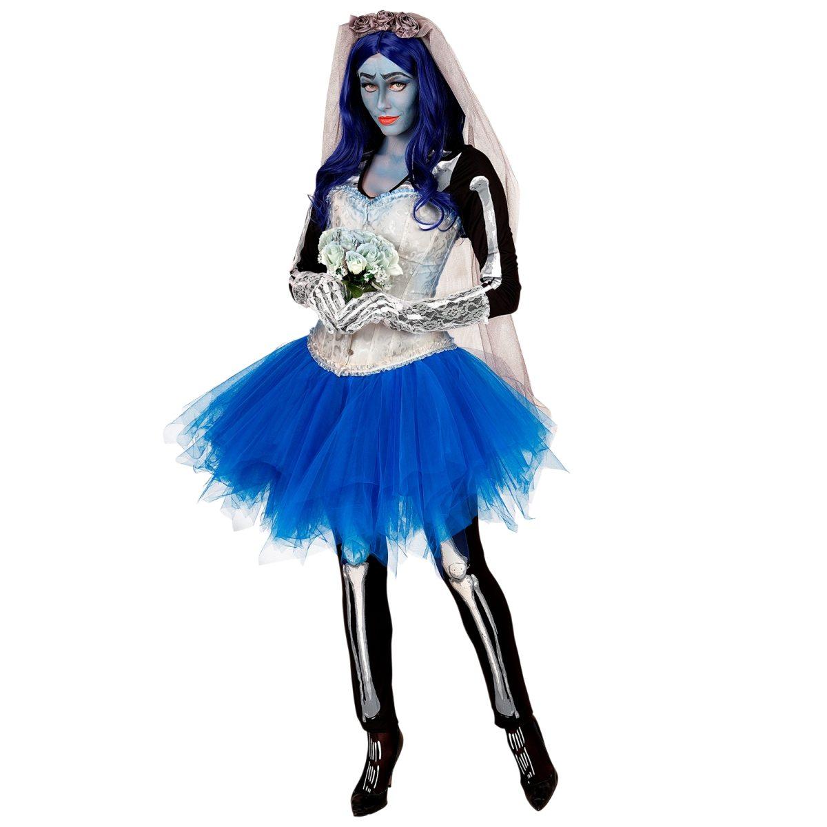 Gonna cm.40 Blu Fluorescente