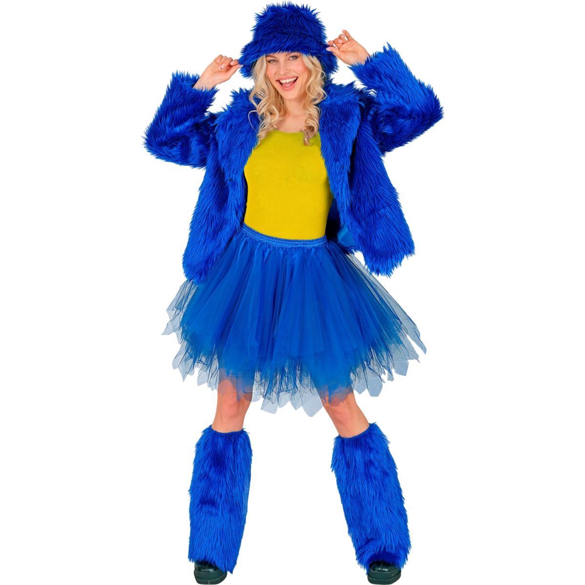 Gonna cm.40 Blu Fluorescente