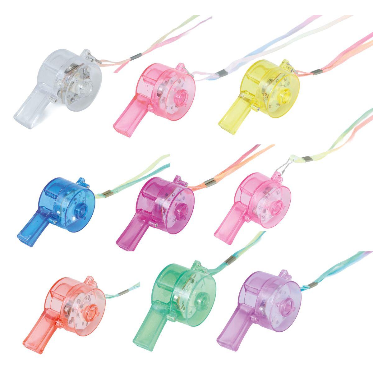 Fischietto Colorati con Luce e Cordino |_135