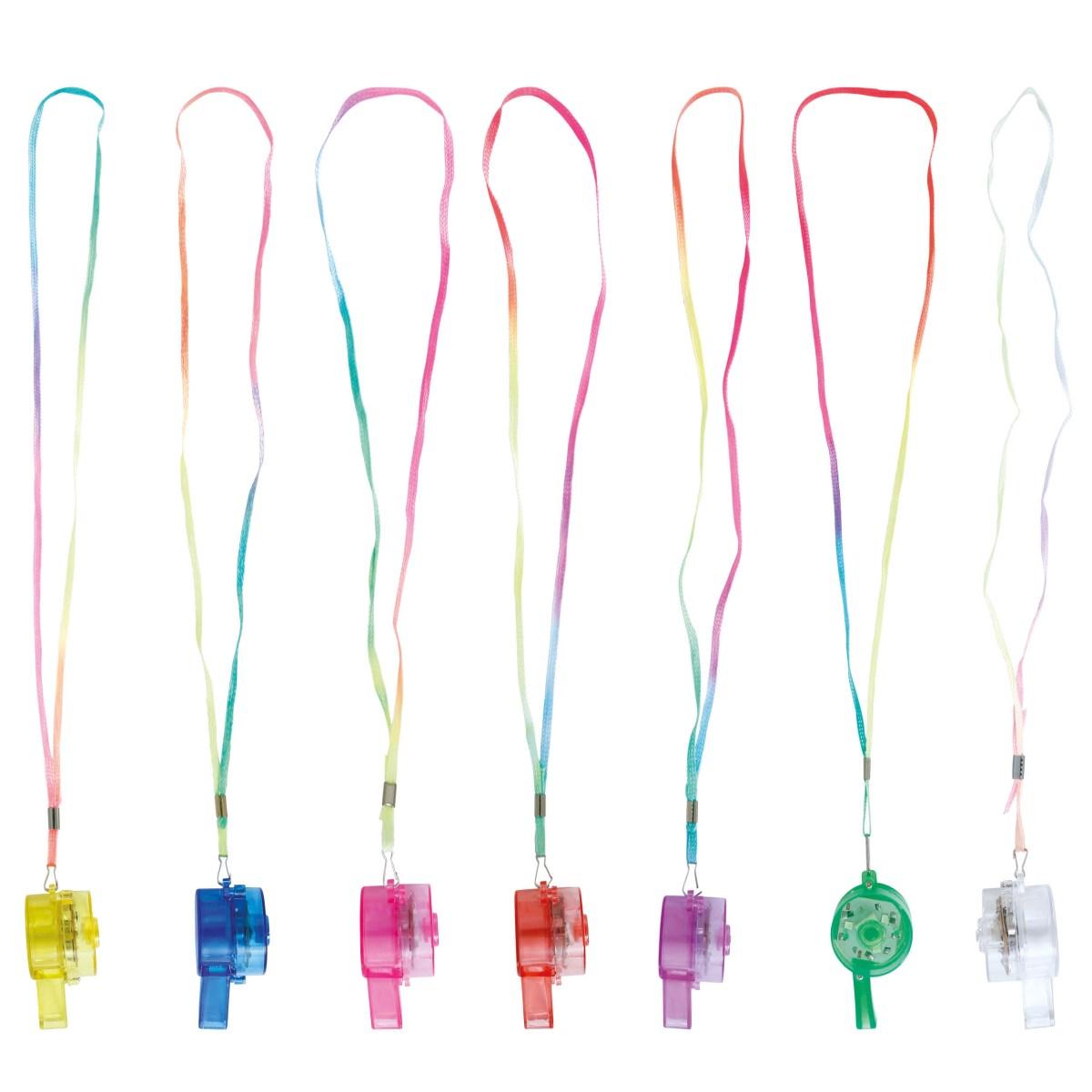 Fischietto Colorati con Luce e Cordino |_135