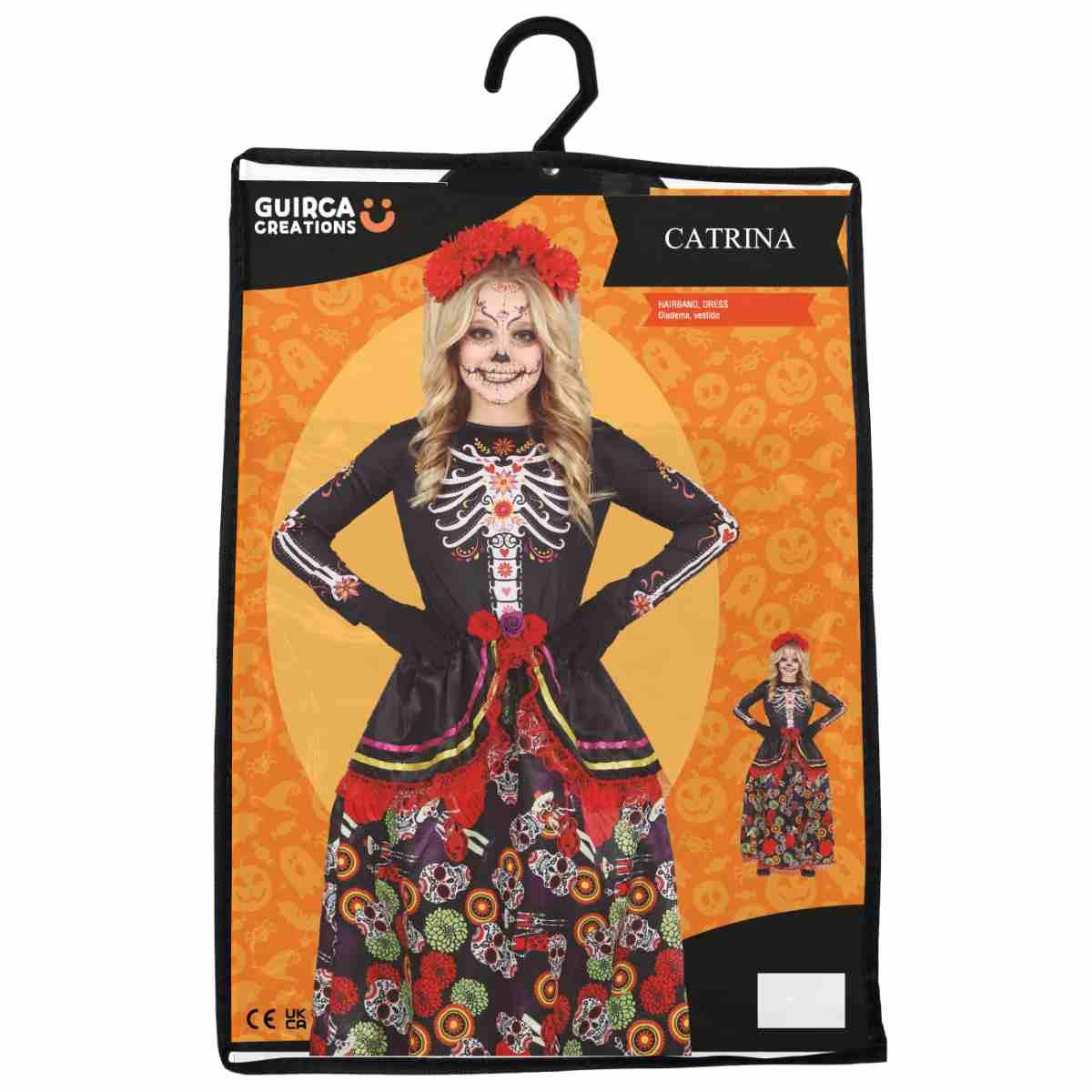 Costume Scheletro Messicano Catrina |Bambina_TN_09937