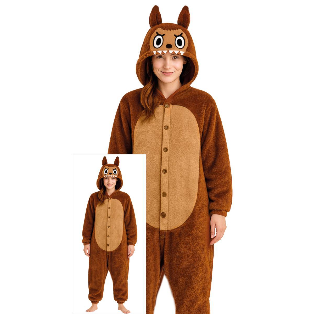 Costume Lulu Monster Marrone |Donna_TN_09926