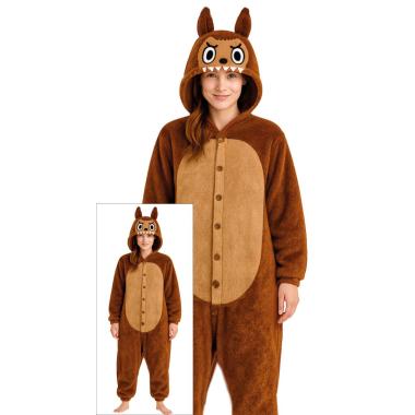 Costume Lulu Monster Marrone |Donna_TN_09926