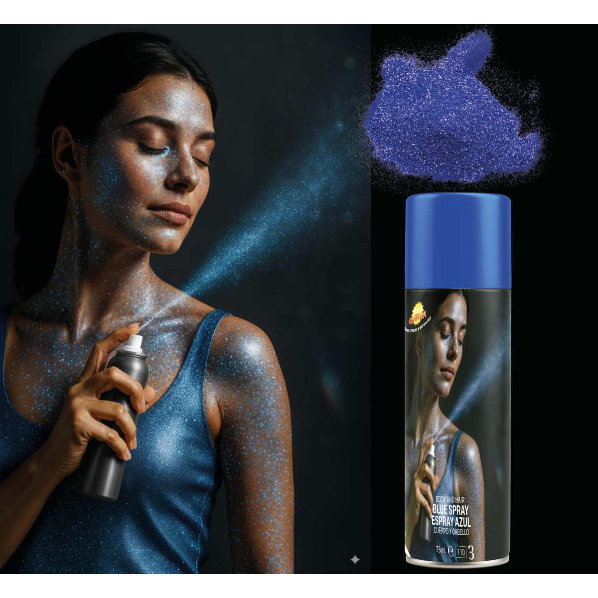 Trucco Spray Corpo Blu ml.75 |_295