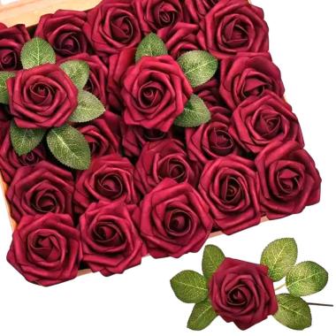 Rosa Rossa Set pz.50 cm.Ø6