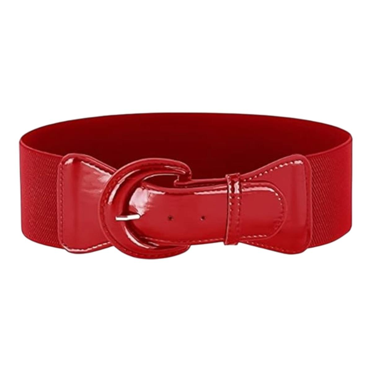 Cintura Rossa con Elastico e Fibia Anni 50