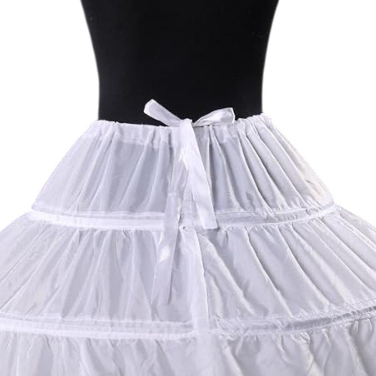 Sottogonna Bianca cm.Ø120 6 Cerchi |Donna