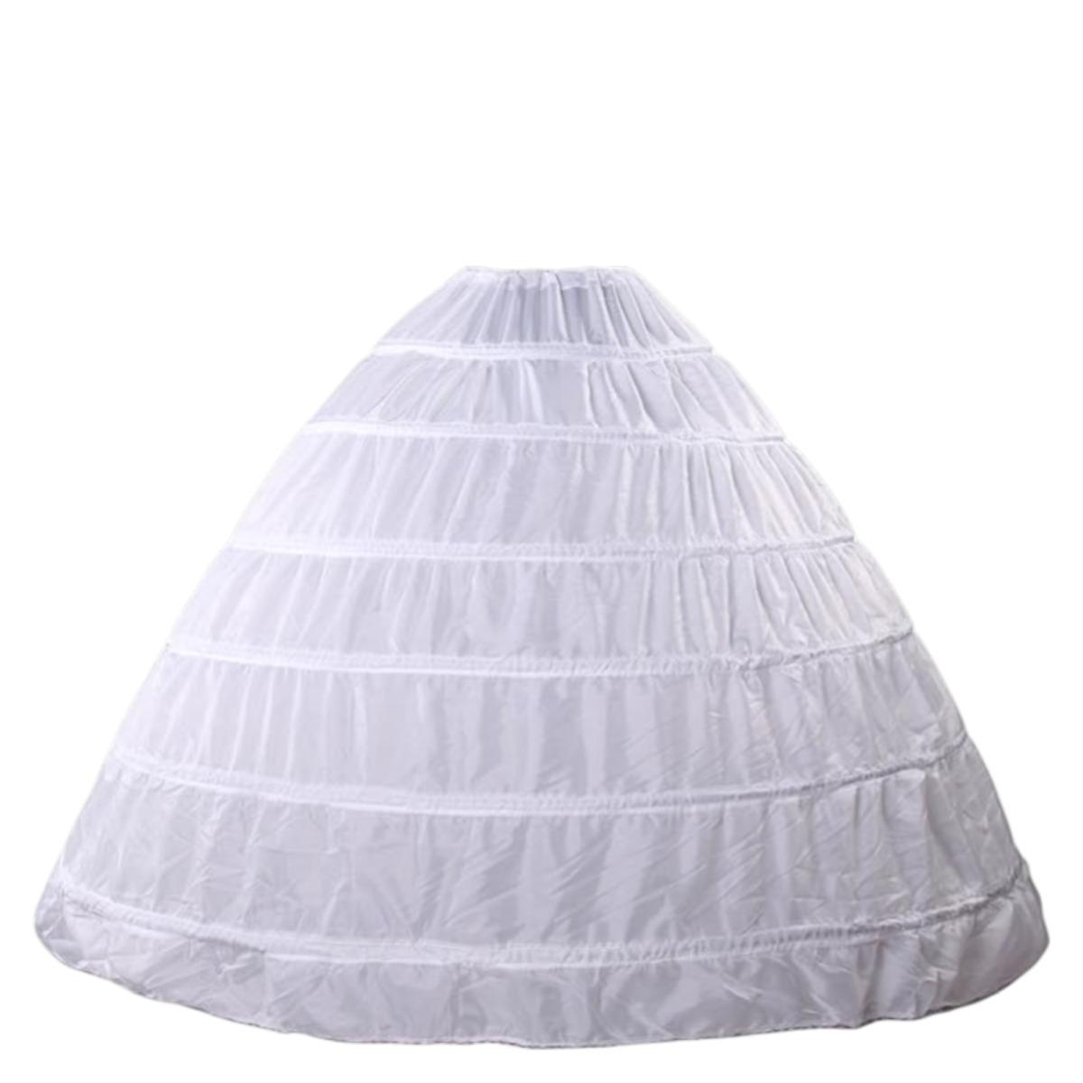 Sottogonna Bianca cm.Ø120 6 Cerchi |Donna