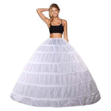 Sottogonna Bianca cm.Ø120 6 Cerchi |Donna