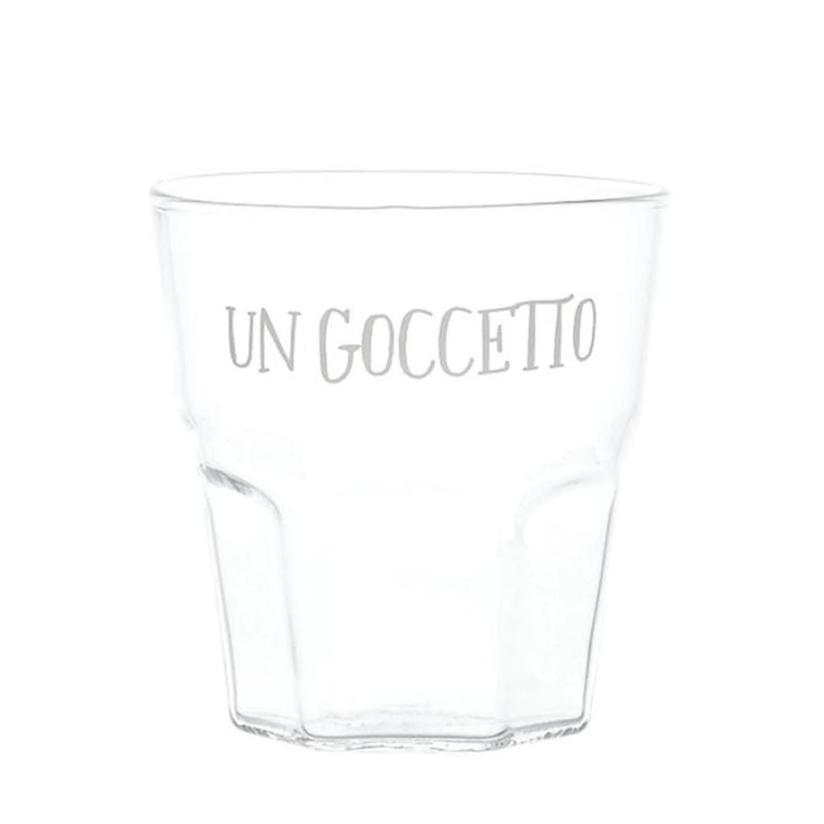 Bicchiere Vetro p2 Liquore Solo un Goccetto Simply Day ml.13