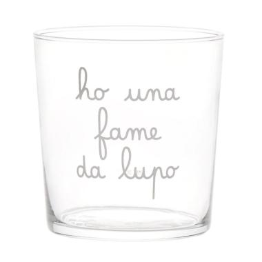 Bicchiere Vetro p1 "Ho una Fame da Lupi" Simple Day ml.355 |_10011838