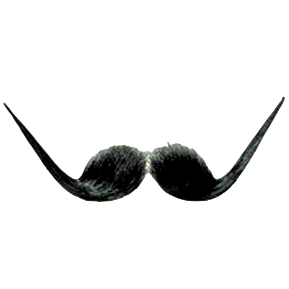 Baffi Neri con Adesivo |Orlob