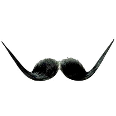 Baffi Neri con Adesivo |Orlob