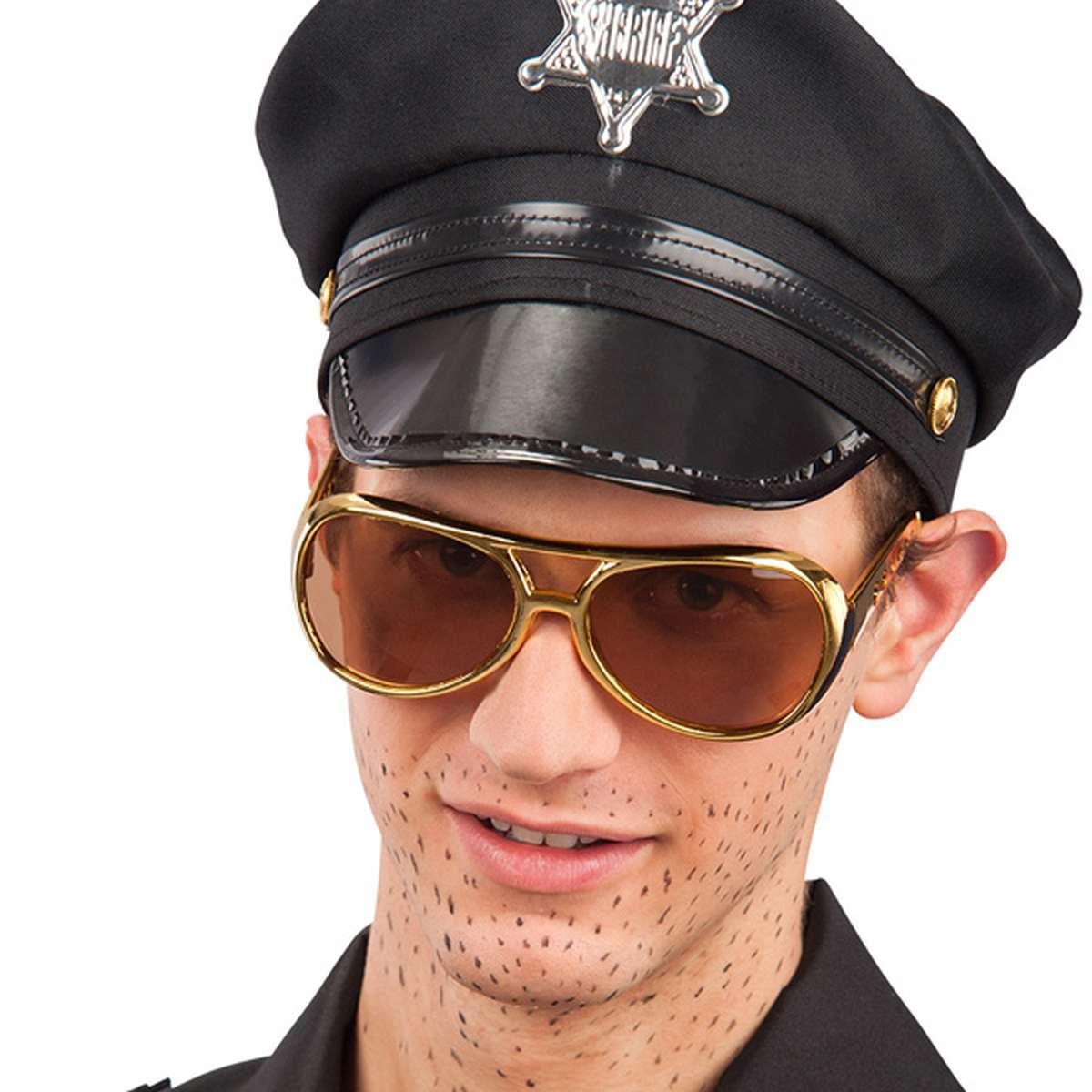 Occhiali Anni '60 2 Colori Oro e Argento |Carnival Toys