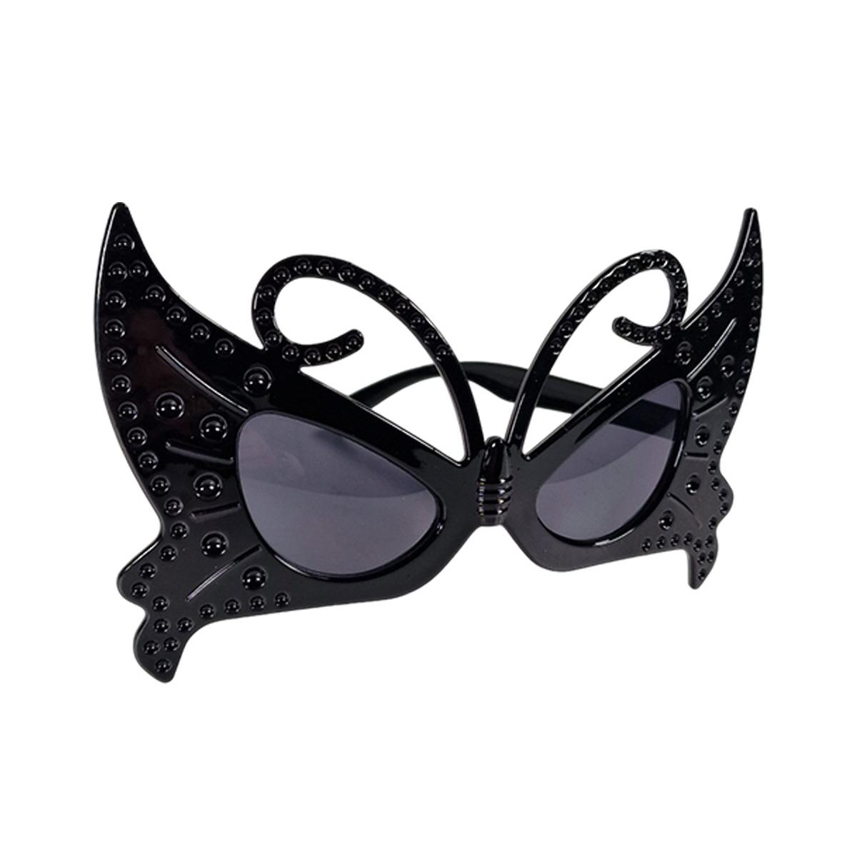 Occhiali Farfalla Neri |Carnival Toys
