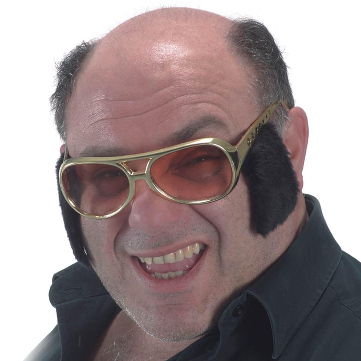 Occhiali Elvis Oro con Ba |Carnival Toys