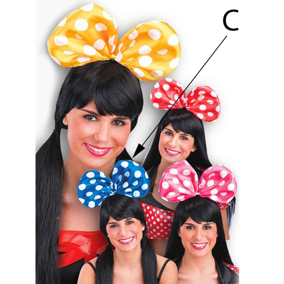 Cerchietto Topolina con Fiocco 4 Colori |Carnival Toys