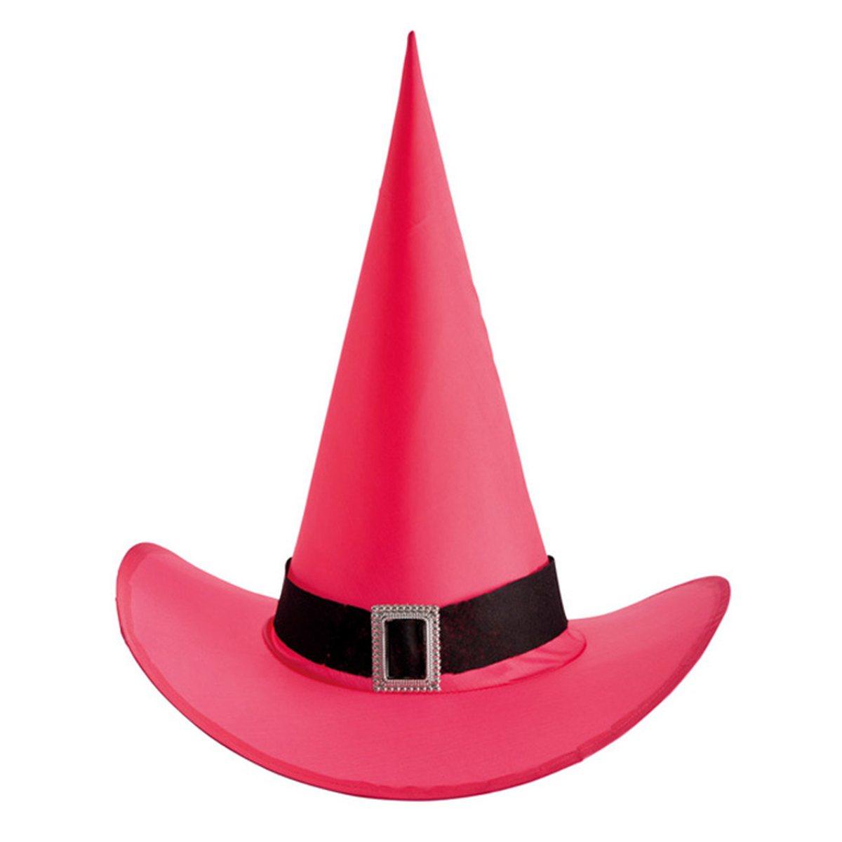 Cappello Strega Rosa Fluo |Carnival Toys