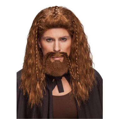 Barba Castana con Baffi con Trecce e Pizzetto |Orlob