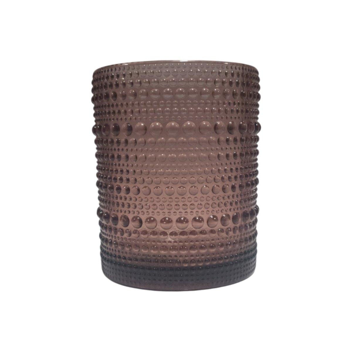 Bicchiere Vetro Singolo Acqua Perla Rosa ml.300