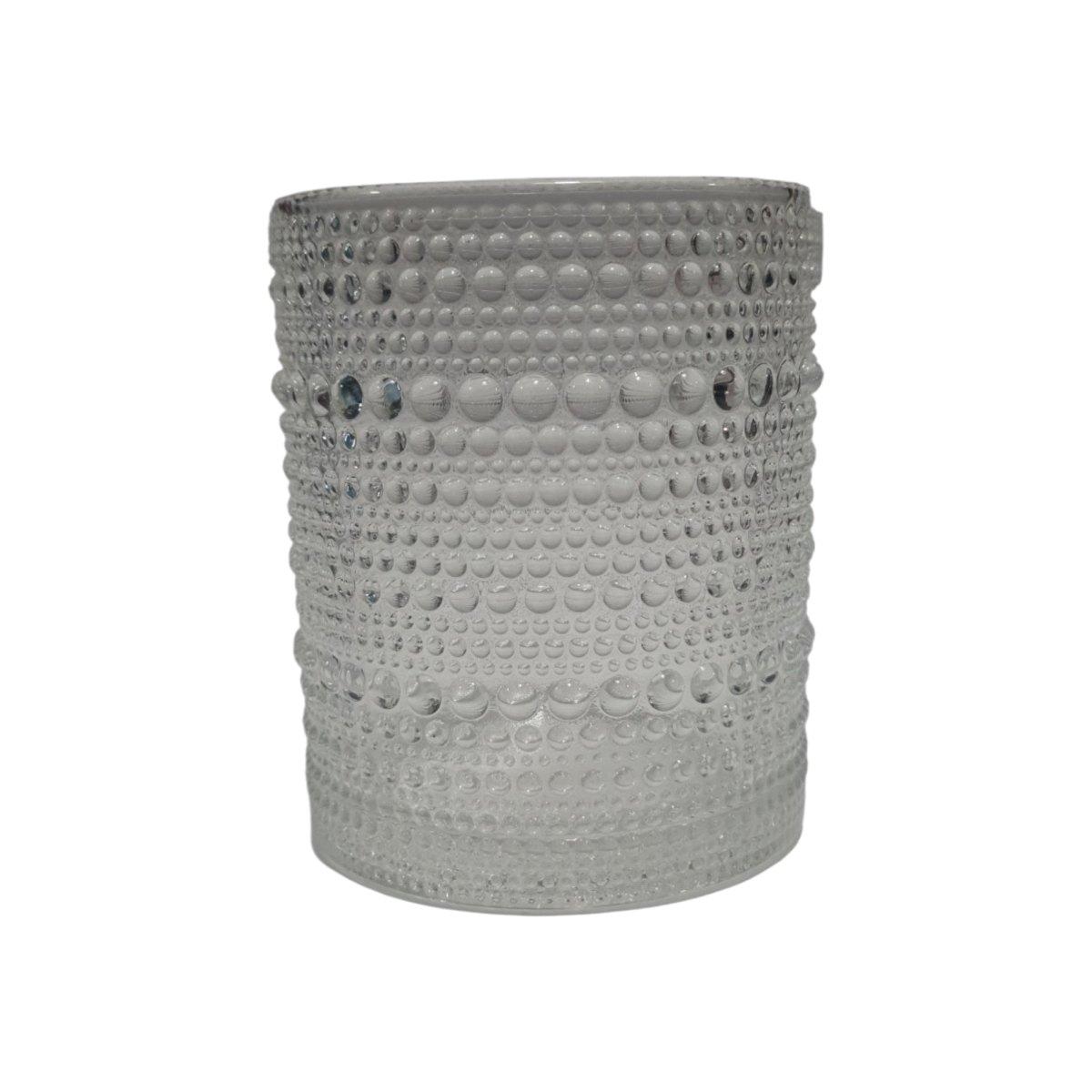 Bicchiere Vetro Singolo Acqua Perla Trasparente ml.300