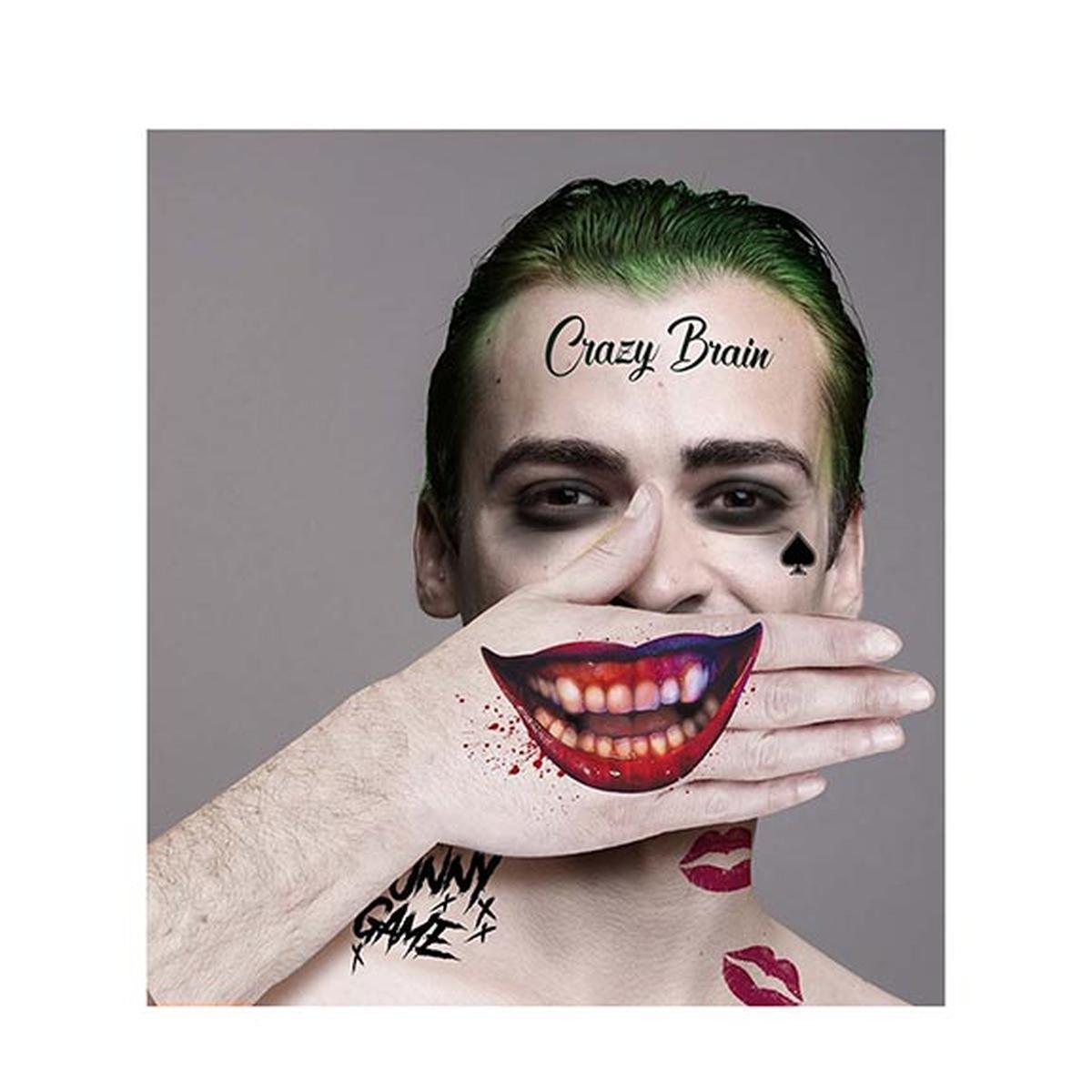 Tatuaggi viso rimovibili joker