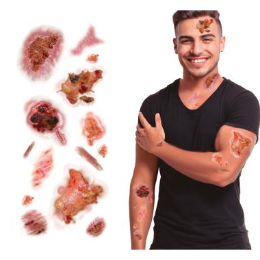 Tatuaggi corpo rimovibili ferite infette