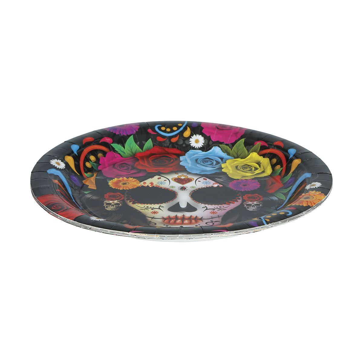 Piatti halloween catrina 23cm Set 6 pz
