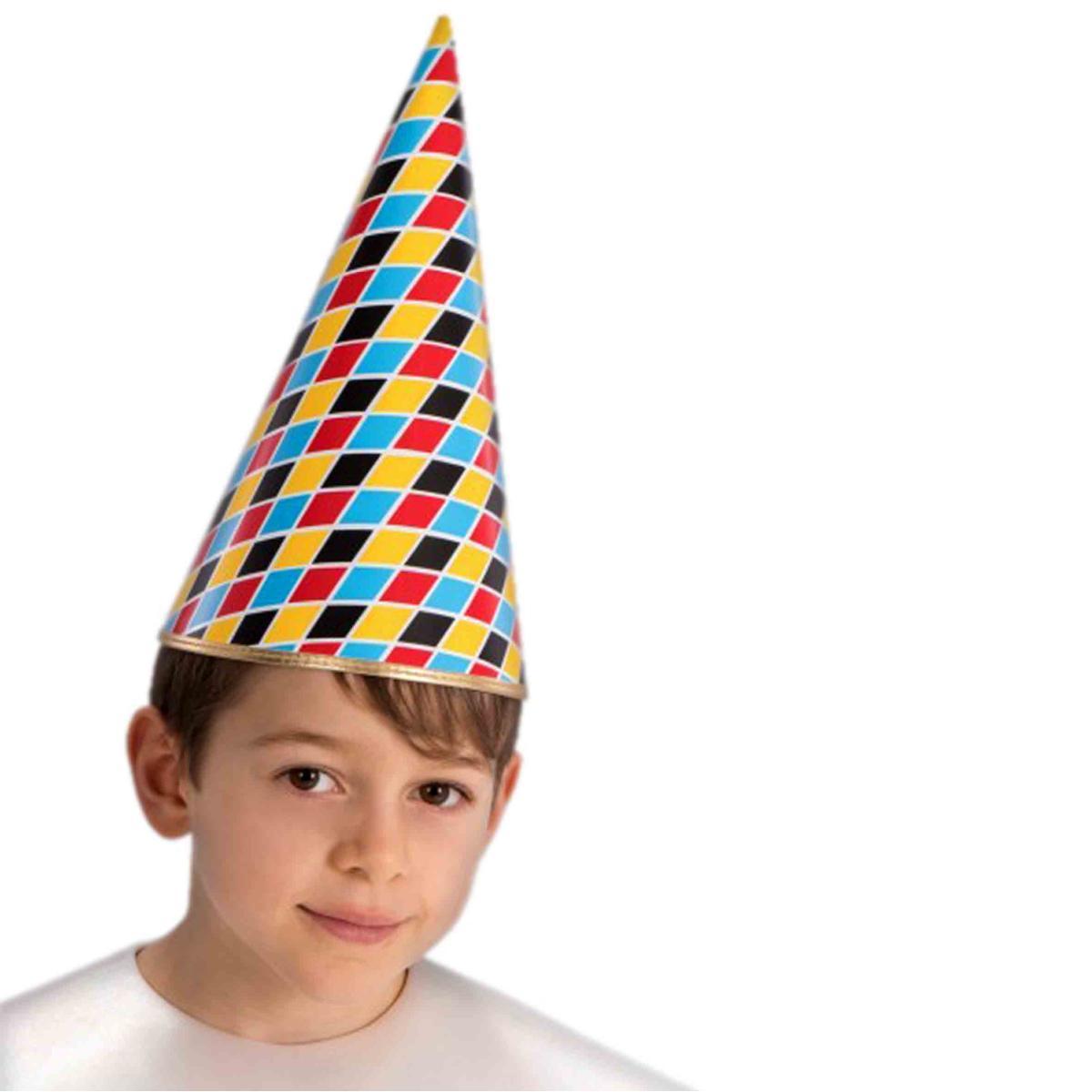 Cappello Arlecchino Cono |Carnival Toys