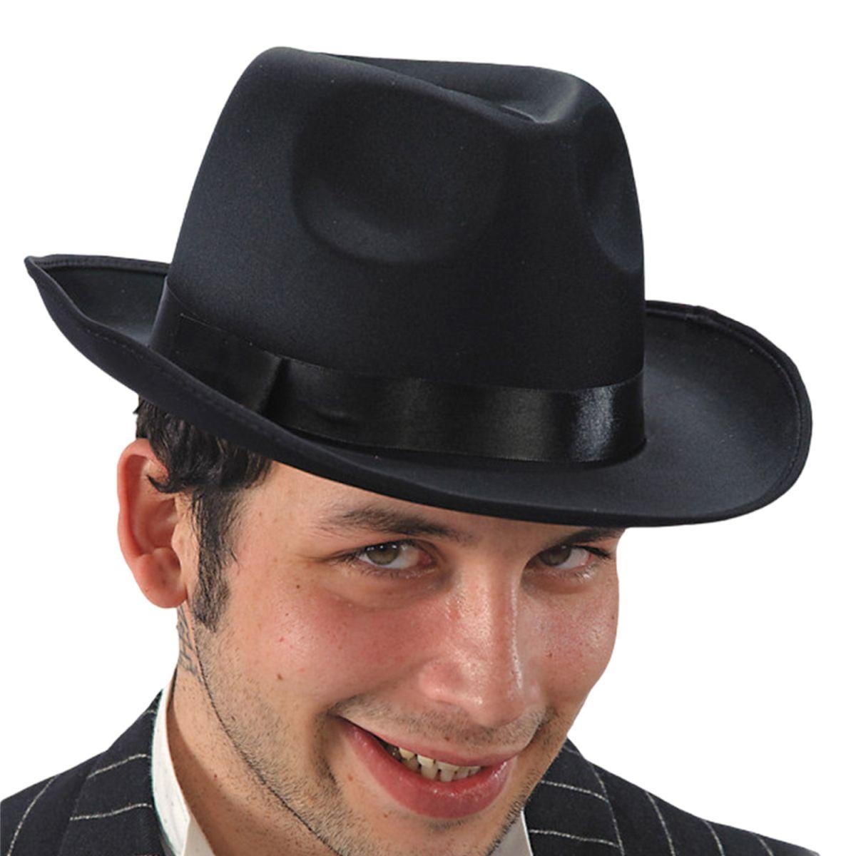Cappello Borsalino Gangster Lusso Nero |Carnival Toys