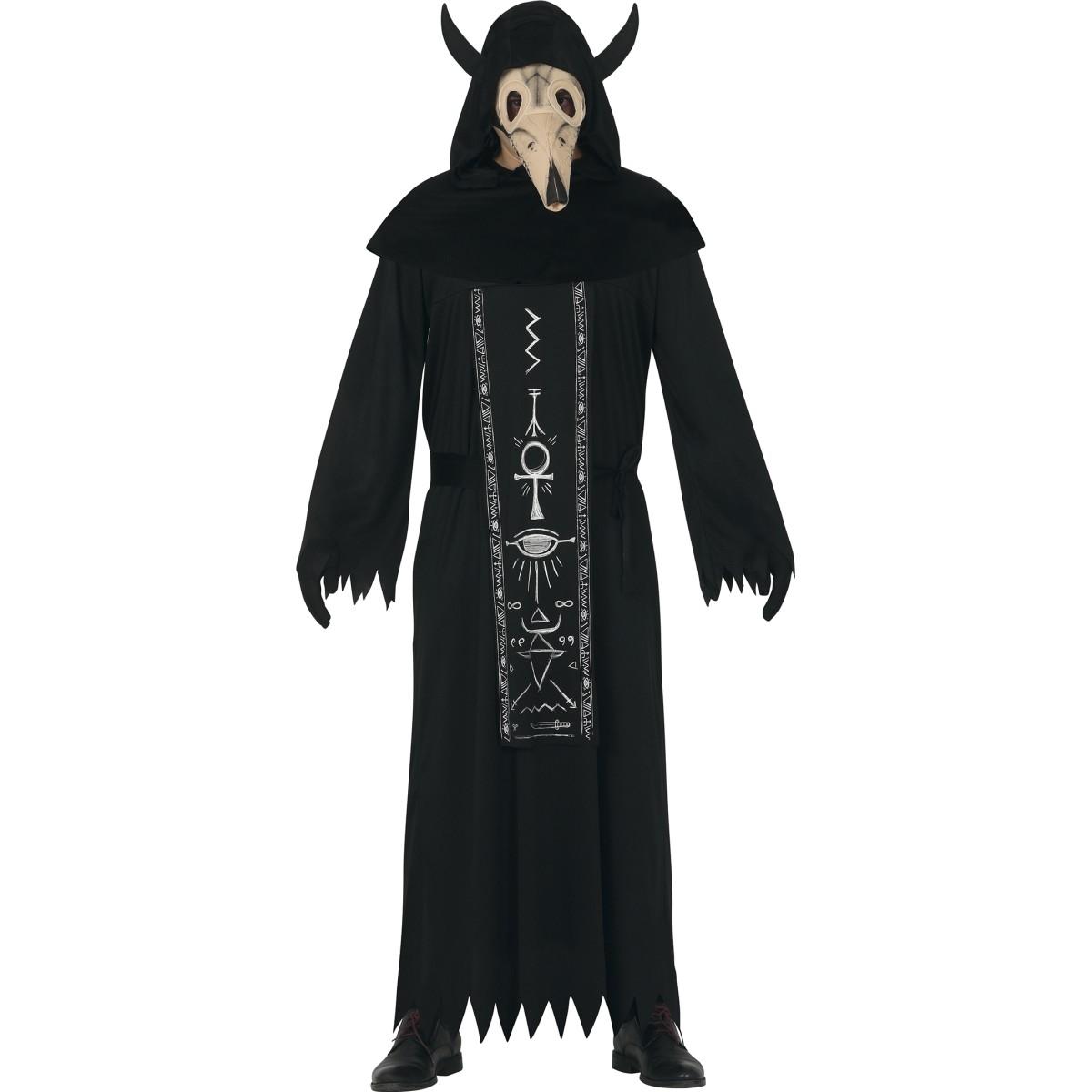 Costume tunica satanica con maschera