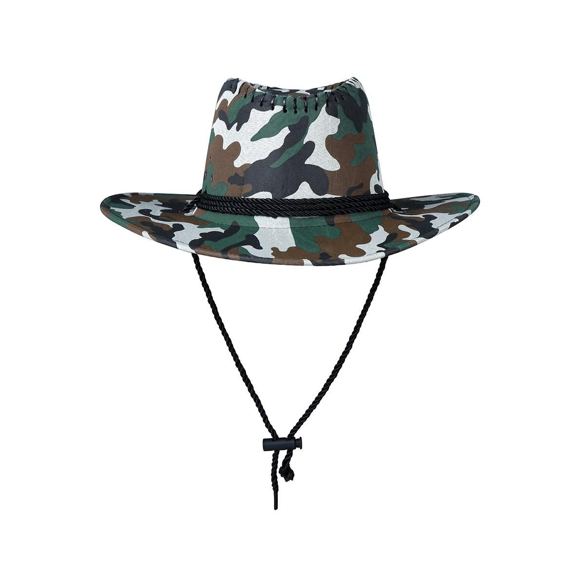 Cappello mimetico cuciture