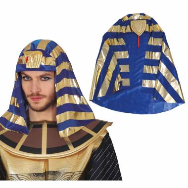 Copricapo faraone blu oro