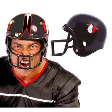 Casco giocatore football americano nero