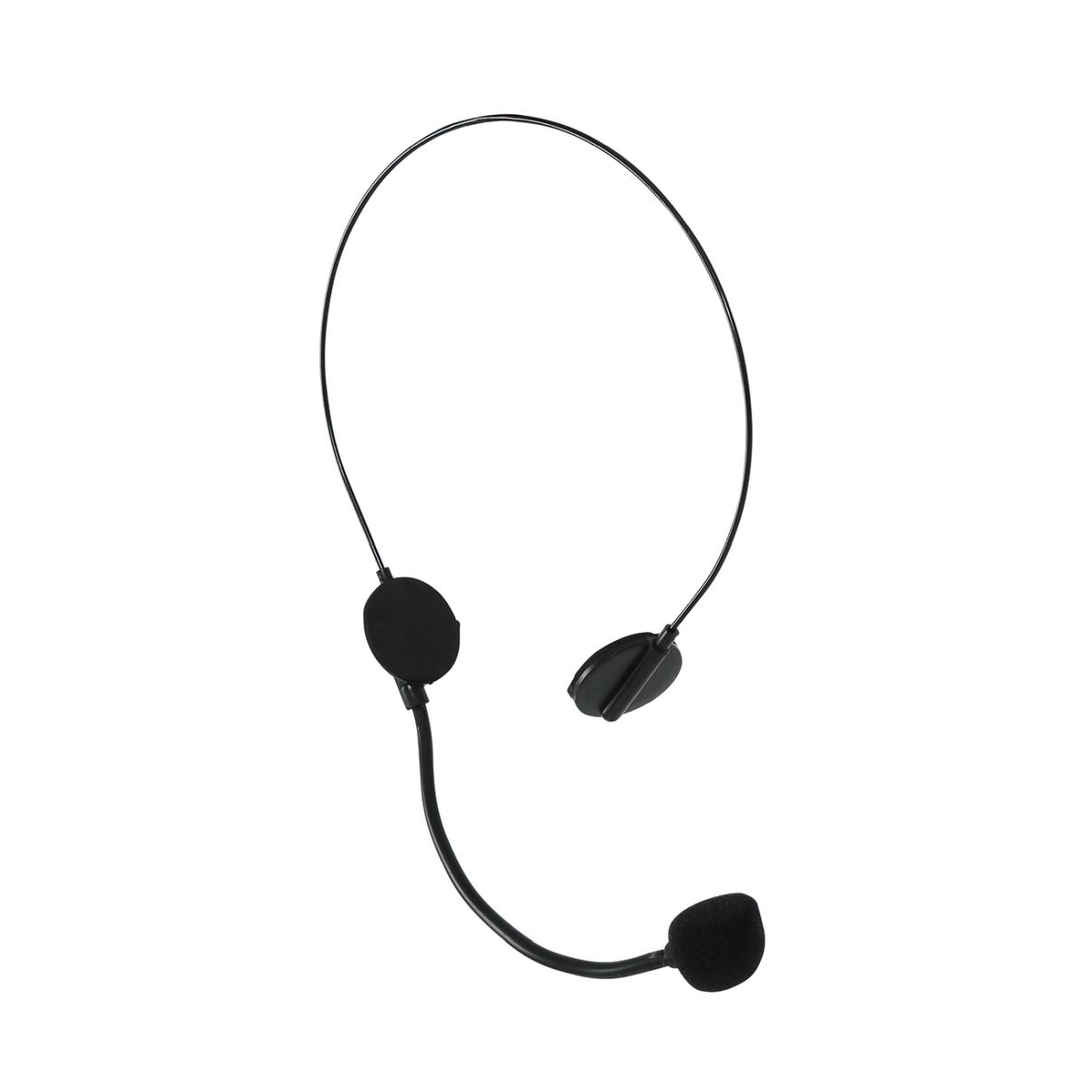 Auricolare microfono nero pvc
