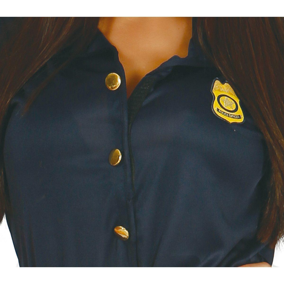 Costume poliziotta blu