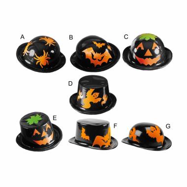 Cappello Cilindro Halloween Nero 7 Modelli |Carnival Toys