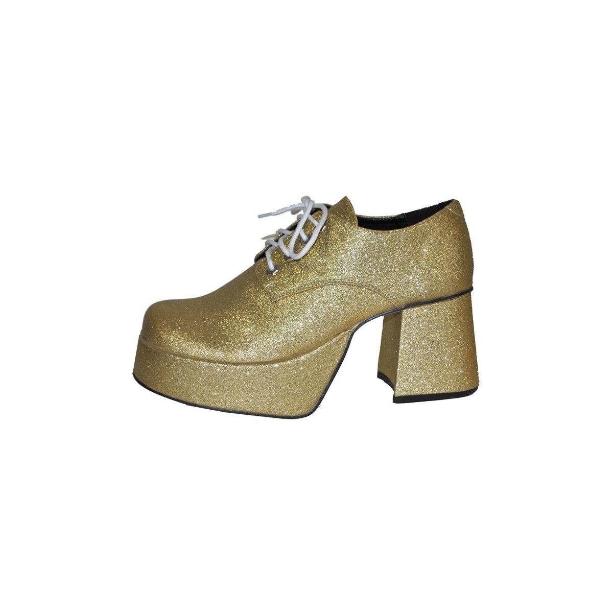 Scarpe disco oro glitter