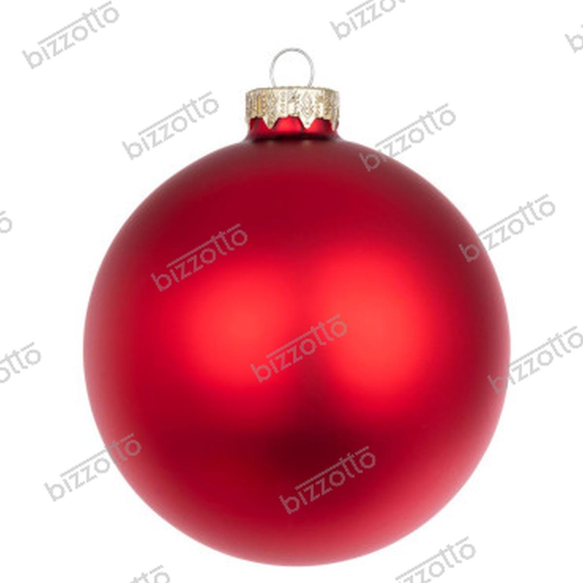 Pallina di Natale in vetro opaco 10 cm