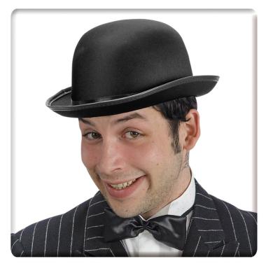 Cappello Bombetta Classica Nera |Carnival Toys