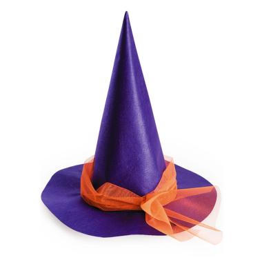 Cappello Strega Baby Viola con Tulle |Carnival Toys