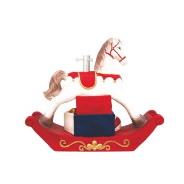 Base albero di Natale cavallo a dondolo 75 x 62 cm