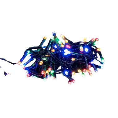 Luci di Natale esterno 100 LED multicolor giochi