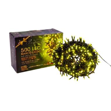 Luci di Natale esterno 500 LED oro giochi luce