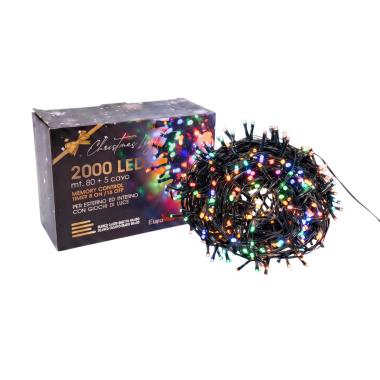 Luci di Natale esterno 2000 LED multicolor giochi luce