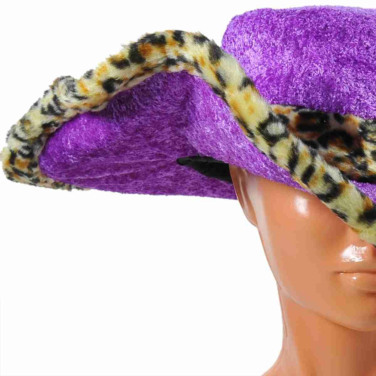 Cappello Pappone Velluto Viola |Widmann